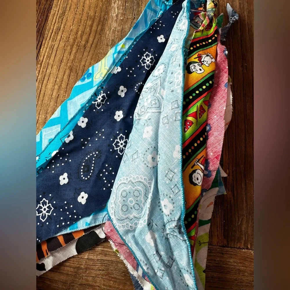 Colorful Dog Bandana Set (scarf) for Xsmall dogs